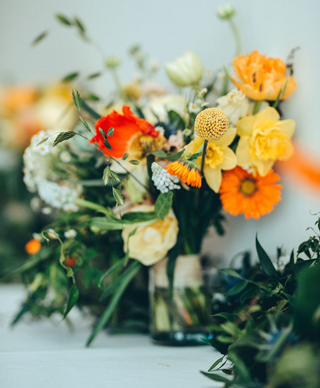 Wedding flower table decorations